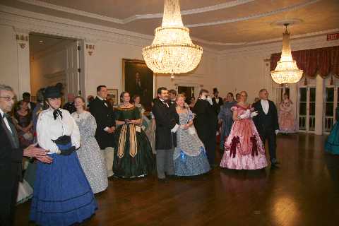 The music begins and the dancers prepare.